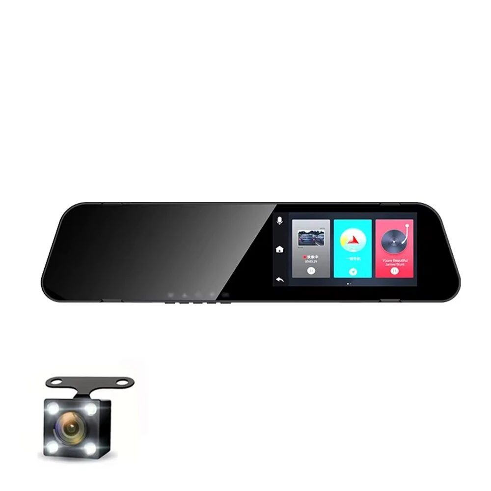 B15Y 4,5 Zoll Touchscreen 1080P HD frontale und hintere Dual-Aufzeichnung Rückspiegel Dashcam Nachsicht Kamera AI Chip W
