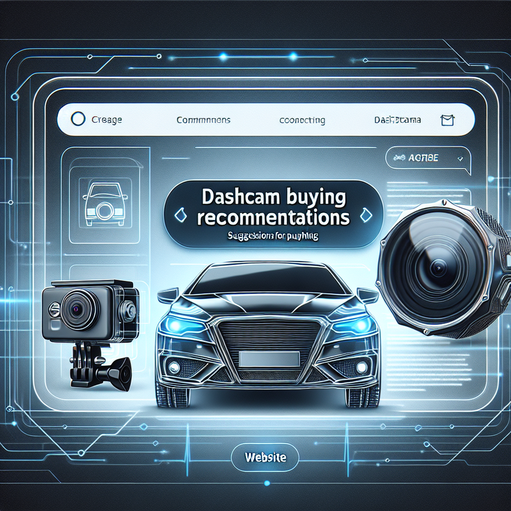 Dashcam Kaufempfehlungen